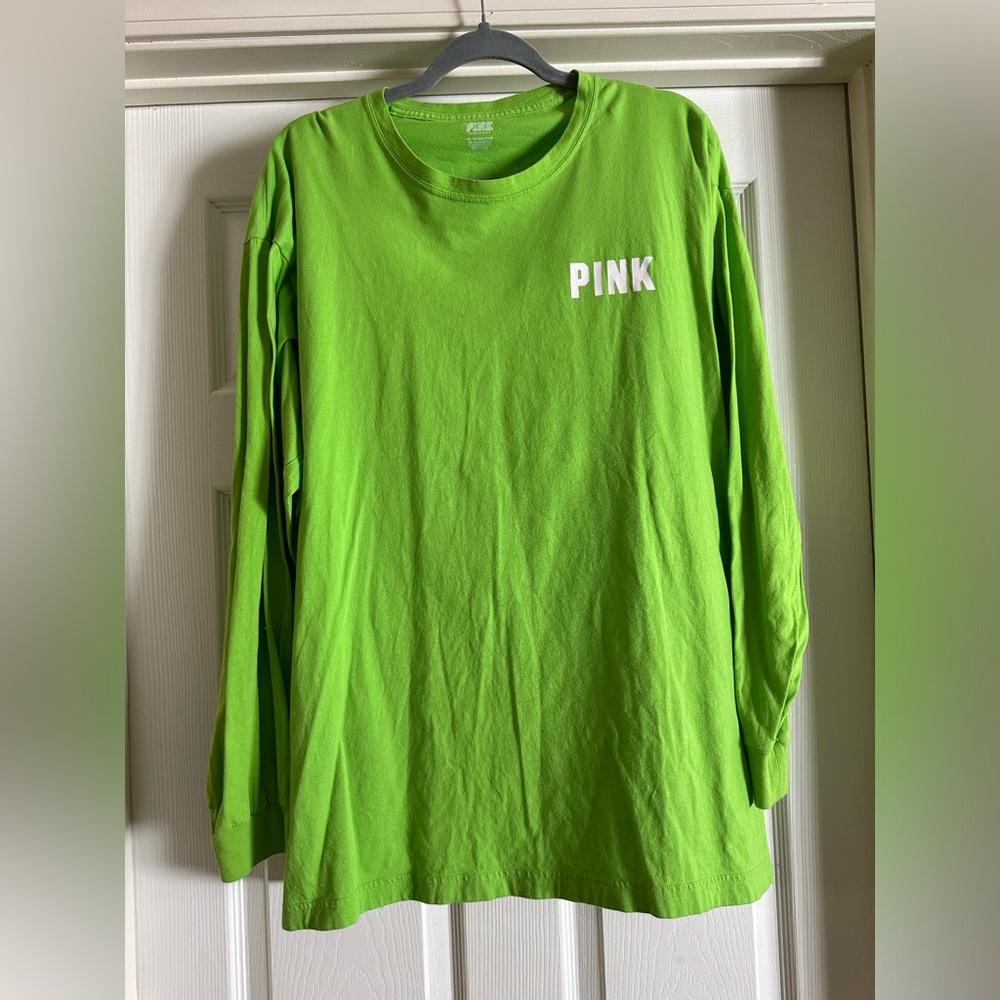 PINK Victoria Secret Long Sleeve Campus Tee - Picture 4 of 4